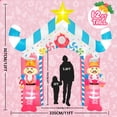 thumbnail image 2 of Arco inflable navideño Kalolary de 3,7 m con luces LED, 2 of 7