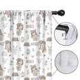 thumbnail image 4 of Blackout Kids Curtains,White Forest Girl Pattern Childrens Insulated Curtains Set Of 2,Bedroom Essentials,Toddler Room Decor 42"x54", 4 of 5