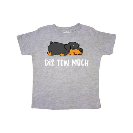 

Inktastic Napping Dis Tew Much Rottwieler Gift Toddler Boy or Toddler Girl T-Shirt