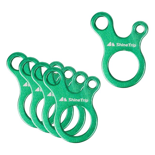 Hebillas de ajuste antideslizantes de aleación de aluminio, ajustador de 3 orificios, accesorios de cuerda de 5 piezas kusrkot Hebilla de ajuste