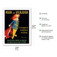 thumbnail image 2 of Agua De Vilajuïga Mineral Water - Vintage Spanish Advertising Poster by Leonetto Cappiello c.1912 - Fine Art Matte Paper Print (Unframed) 24x32in, 2 of 4