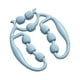 thumbnail image 1 of Rodillo de masaje muscular de 9 ruedas, multifuncional y ligero. Azul claro, 1 of 9