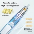 thumbnail image 3 of Nail Polisher 40000RPM Electric Nail Remover Rotation Rate Adjustable Electric Nail Tool, 3 of 7