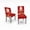 D, variant on SDJMa Christmas Chair Covers for Dining Room Santa Printed Chair Slipcovers Christmas Decorations