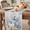 Gray, variant on Coastal Thanksgiving Table Runner - 60 Inch Long Fall Blue Pumpkins Sea Turtle Coral Cotton and Linen Blended Dress Scarves Farmhouse Table Runner for Kitchen Dining, Coffee Table, 13" x 60"