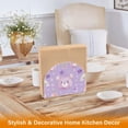 thumbnail image 5 of Teddy Bear with Rainbows Flowers Napkin Holder for Table Clear Napkin Stand Paper Holder Acrylic Organizer Dispenser Napkins for Dinner Kitchen Restaurant Room, 5 of 8