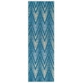 thumbnail image 1 of Arete Geometric Indoor Area Rug by Blue Nile Nills - 2.6' x 8', Blue, 1 of 4