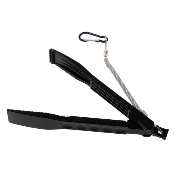 Regudor Del Tenedor Del Cuerpo Del Agarrador de Abrazadera Del Cuerpo Del El Cordón Negro SOLEDAD Pinza de pesca