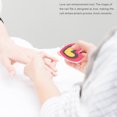 thumbnail image 3 of OULII 20Pcs Heart Shape Nail Buffer Boards Red Manicure Tool for Smoothing Polishing and Nail Care, 3 of 8