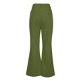 thumbnail image 3 of KelaJuan Men's Retro Flare Pants, Solid Color Mid-Rise Trousers Casual Classic 70s Bell Bottom, 3 of 6