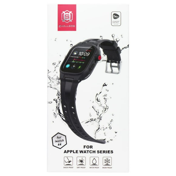 ShellBox Waterproof Case for Apple Watch Series 7 - Black