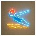 thumbnail image 1 of Letrero Luminoso De Neón Para Natación, Brillo Ajustable, Ideal Para Escuelas De Natación, Clubes, Gimnasios, Spas Y Complejos Deportivos 40cm, 1 of 3