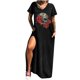thumbnail image 1 of Vestidos Para Mujer Vestidos Casuales Vestido de Verano Cosplay Calavera Estampado Cuello Redondo Erógeno Bolsillo Manga Corta Vestido Largo Odeerbi ODB148945, 1 of 7