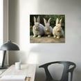 thumbnail image 3 of COMIO Rabbit Pictures Canvas Wall Art For Living room Prints Poster Printing、Bedroom、Office 、Decorations, 3 of 4