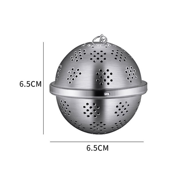 Tea Strainer Mesh Tea Filter Spice Ball with Chain 304 Stainless Steel Infuser S