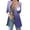 Purple, variant on Gubotare Blazer Jackets for Women Women Long Sleeve Blazer Open Front Shawl Lapel with Shoulder Pads (Blue,XXL)