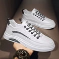 thumbnail image 3 of Zapatos de hombre Zapatos de tabla Zapatos blancos de primavera para hombre Zapatos de moda que combinan con todo Zapatos casuales de primavera y otoño Zapatos deportivos para hombre, 3 of 5