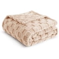 thumbnail image 2 of Deago Fall Throw Blanket for Couch - Cozy Soft Lightweight Fuzzy Blankets for Women Portable Fleece Throw Blankets for Bed Couch Sofa, 39"x59", Khaki, 2 of 9