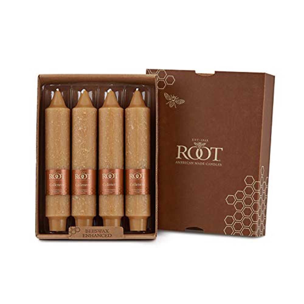 Root Candles Unscented Timberline 7Inch Dinner Candles, 4