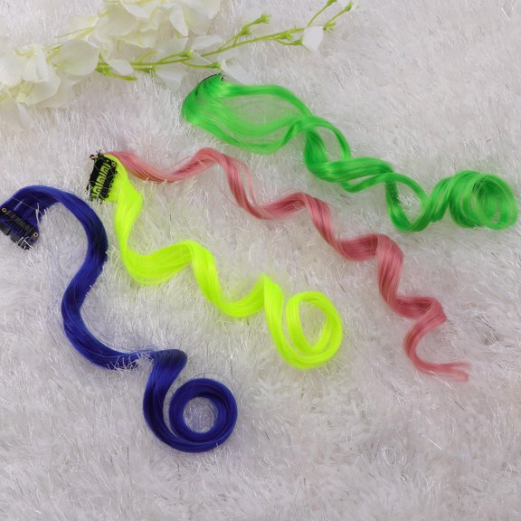 ETEREAUTY 10Pcs Colored Clip on Hair Extensions for Hair Extension Instant Salon Highlights Without Damage
