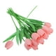 thumbnail image 1 of KAKOWELY 15 tulipanes artificiales de tacto real, ideales para fiestas., 1 of 5