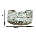 thumbnail image 3 of Ebros Rustic Western Indian Eagle Feather Coaster Holder with 4 Round Coasters, 3 of 9