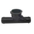 thumbnail image 2 of Universal 1" Radiator Hose 25mm Aluminum In-Line Filler Neck 45 Degrees Black, 2 of 2