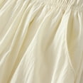 thumbnail image 7 of Maoxin Women Skirt Women's Classic Summer Pleated High Waisted Pocket Casual Drape Skirt ,White,Free Size, 7 of 7