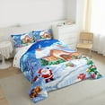 thumbnail image 3 of Manfei Lovely Santa Claus Bedding Comforter Set,Happy Christmas Twin Comforter Sets,Chic Xmas Tree Bedding Set For Children,Luxury Bedroom Decor Reversible,2-Piece, 3 of 8