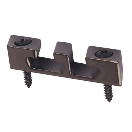 

Bass Box Guitar Roller String Tree Retainer Including Screws Set Black