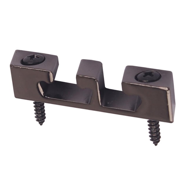 1 árbol de cuerdas de rodillo negro dorado para guitarras de caja de bajo de 3 cuerdas Yuyangstore Guía de cuerdas de guitarra baja