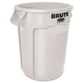thumbnail image 3 of Round Brute Container, Plastic, 20 Gal, White | Bundle of 5, 3 of 7
