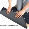 thumbnail image 3 of Goldendoodle Dog Hot Yoga Mat Towel Non Slip for Hot Yoga - Quick-Drying Yoga Mat Cover with 4 Corner Pockets with Travel Bag - Hot Yoga Towel Non Slip Grip Moisture Wicking Sweat 70"x26", 3 of 6