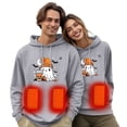 thumbnail image 2 of Heisall Womens Hoodies 2025 Winter Smart Heating Hooded Sweatshirts Thermal Electric-Heated Tops Fashion Loose Casual Electric Heating Apparel, 2 of 5