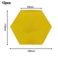 thumbnail image 1 of Lefu 12pcs acrylic three-dimensional hexagonal mirror wall stickers DIY 126*110*63mm, 1 of 9