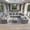 Chenille Sectional - Light Gray, variant on BEHOST 130" 6-Piece Modular Sectional Sofa with 2 Movable Ottomans, U-Shaped Cloud Couch for Living Room, Modern Chenille Deep Seat Sofa Set, Flexible Oversized Sleeper Couches, Black