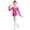 Hot Pink, variant on Girls Dancewear Jumpsuit Long Sleeve Ballet Romper for Practice and Stage Performances Comfortable Stretch Fabric Design