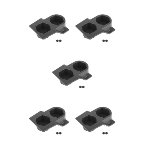 Portavasos de coche Scienceny de doble orificio flexible y duradero negro