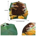 thumbnail image 2 of Xecao Tree Frog Sitting On Sunflowes Print Knit Hat,Winter Beanie for Men Women, Beanie Soft Warm Ski Stocking Cuffed Cap, 2 of 7
