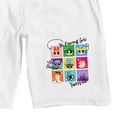 thumbnail image 2 of Powerpuff Girls Character Collage Men's White Sleep Pajama Shorts, 2 of 4