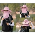 thumbnail image 3 of Summer sunscreen sun hat Men's and women's sunscreen hat Large brim sunshade hat Large hooded fisherman's hat, 3 of 5