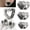 10-Size, variant on Silver Snake Stainless Steel Tunnel Ear Gauges Expander for Men Women Heart Trumpet Piercing Earrings Hypoallergenic(8mm)