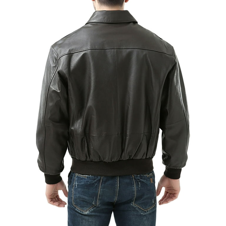 Landing Leathers Men Air Force A-2 Leather Flight Bomber