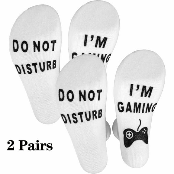 Gifts For Men Funny Novelty Socks - Christmas Stocking Stuffers for Men Women Teen Boys Girls Fun Gaming Gamer Dress Socks Birthday Mens Gift Ideas Cool Stuff For Dad Father Boyfriend Adult