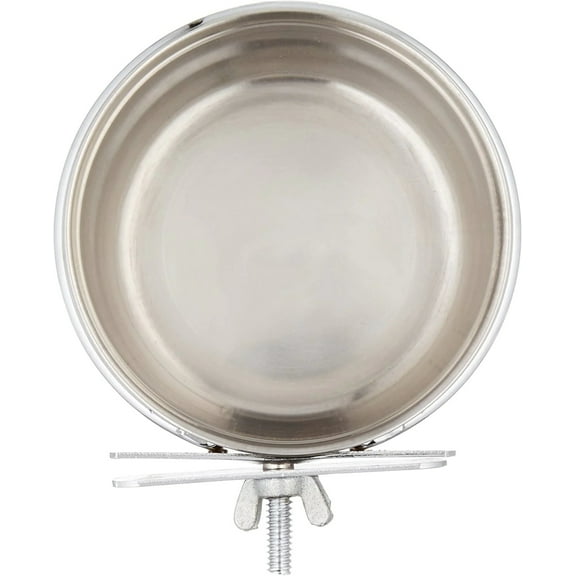 OmniPet Stainless Steel Coop Cup Food or Water Bowl for Pet 10oz.