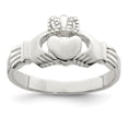 thumbnail image 1 of 925 Sterling Silver Claddagh Ring Celtic, 1 of 6