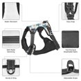 thumbnail image 6 of Lsque Flower Leaves Dog Harness, No-Pull Pet Harness with 2 Leash Clips, Adjustable Soft Padded Dog Vest with Easy Control Handle for Large Dogs-Large, 6 of 9