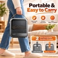 thumbnail image 6 of FLYMOON 11.8 in Electric Fireplace Heater, 1200W Portable Space Heater with 3D Flame, Remote Control for Indoor Bedroom Office RV Use, 6 of 11