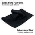 thumbnail image 2 of Eurow Microfiber Bleachproof Ultra Absorbent Salon Towels, 16 x 29 Inches, 10-Pack, Black, 2 of 7
