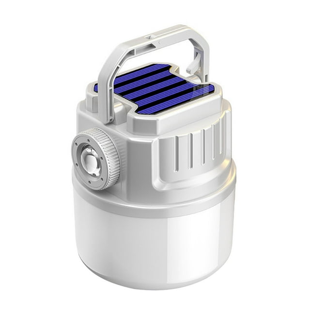 EGNMCR Solar Lights Outdoor, , LED Camping Lantern Rechargeable, 4 Light Modes, 3000mAh Power Bank, IPX6, Perfect Lantern Flashlight For Emergency, Power Outages, Home And More Solar lamp